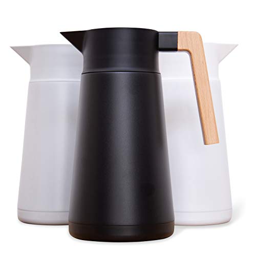 68 Oz Stainless Steel Insulated Coffee Carafe with Tea Infuser and Strainer L19603