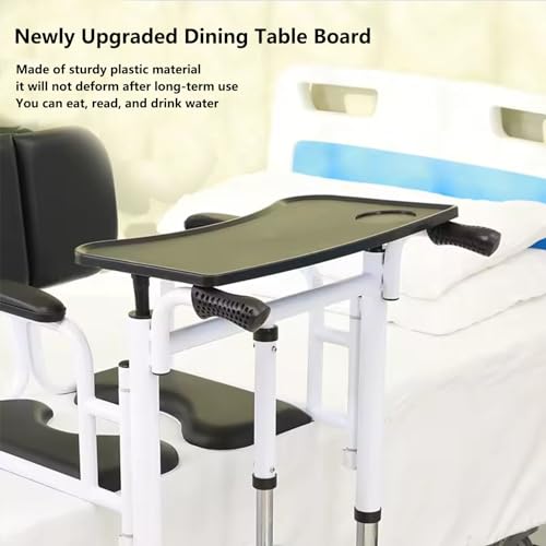 4 in 1 Hydraulic Patient Lift Transfer Chair with 180° Split Seat Q526092