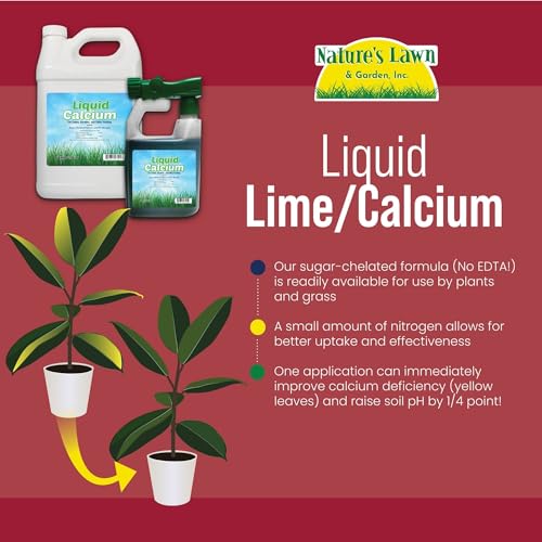Natural Liquid Calcium Concentrate for Lawn, Garden, Plants - 1 Gallon L533010