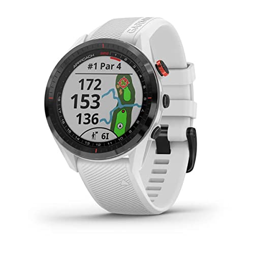 Black Bezel White Band GPS Golf Watch S13171