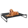 Black Elevated Dog Bed with Washable Mesh X988331
