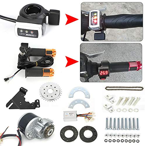24V 250W Electric Bike Conversion Kit, Left Chain Drive Brush Motor Conversion Kit W470122