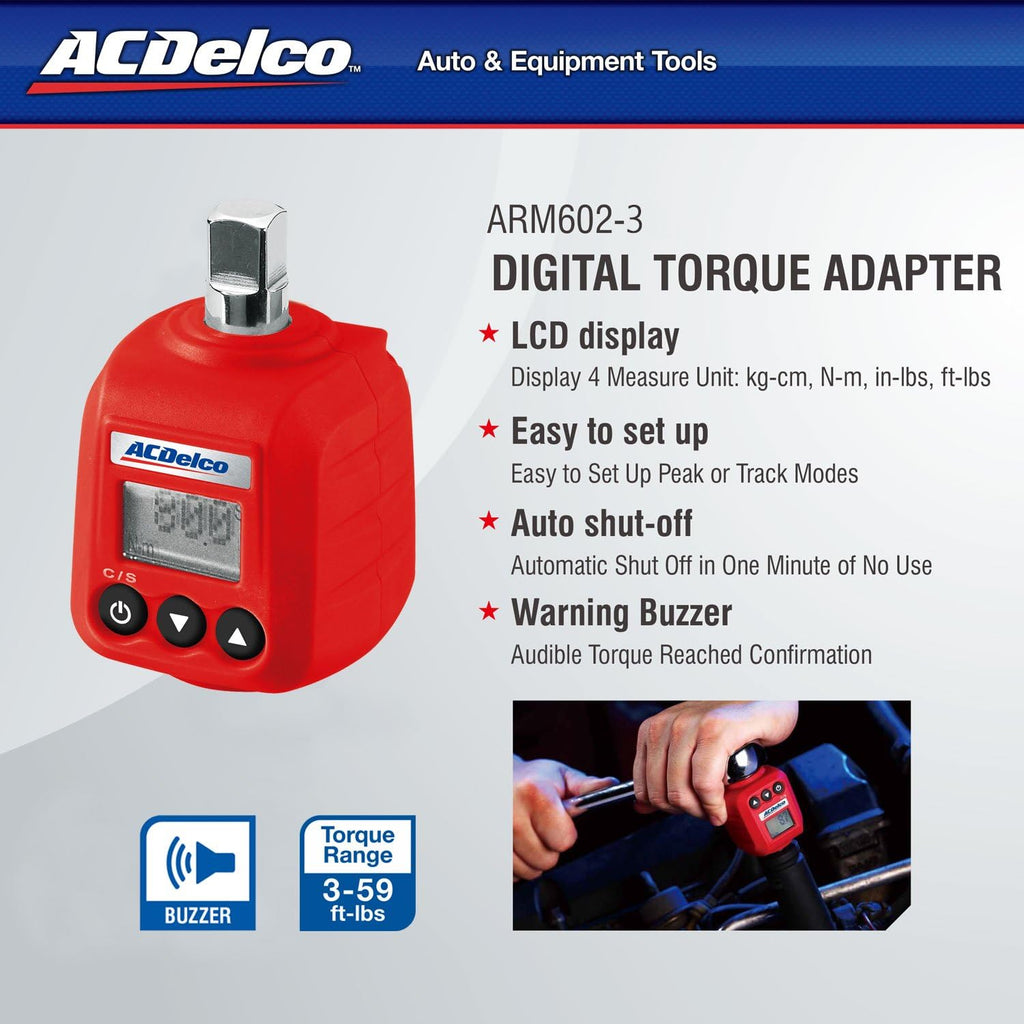 3/8” Heavy Duty Digital Torque Adapter Q359308