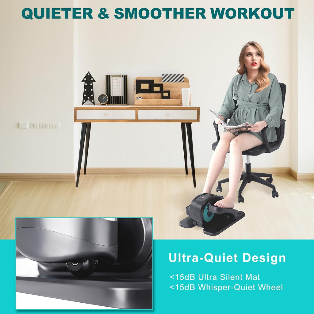 Electric Seated Pedal Exerciser with LCD Monitor and Remote Control Z5581