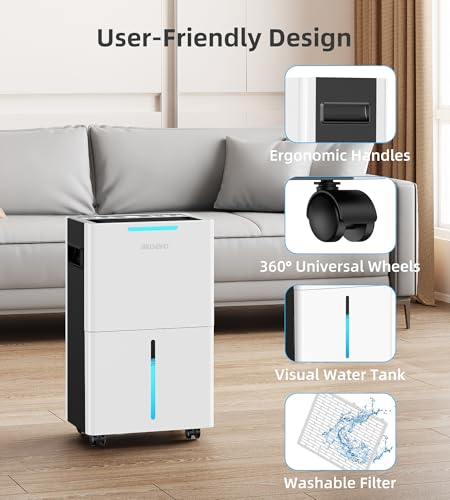 21 Pints Dehumidifier with Drain Hose R31301