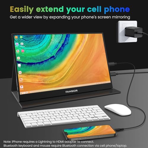 15.6" FHD 1080P HDR IPS Portable Monitor V43690