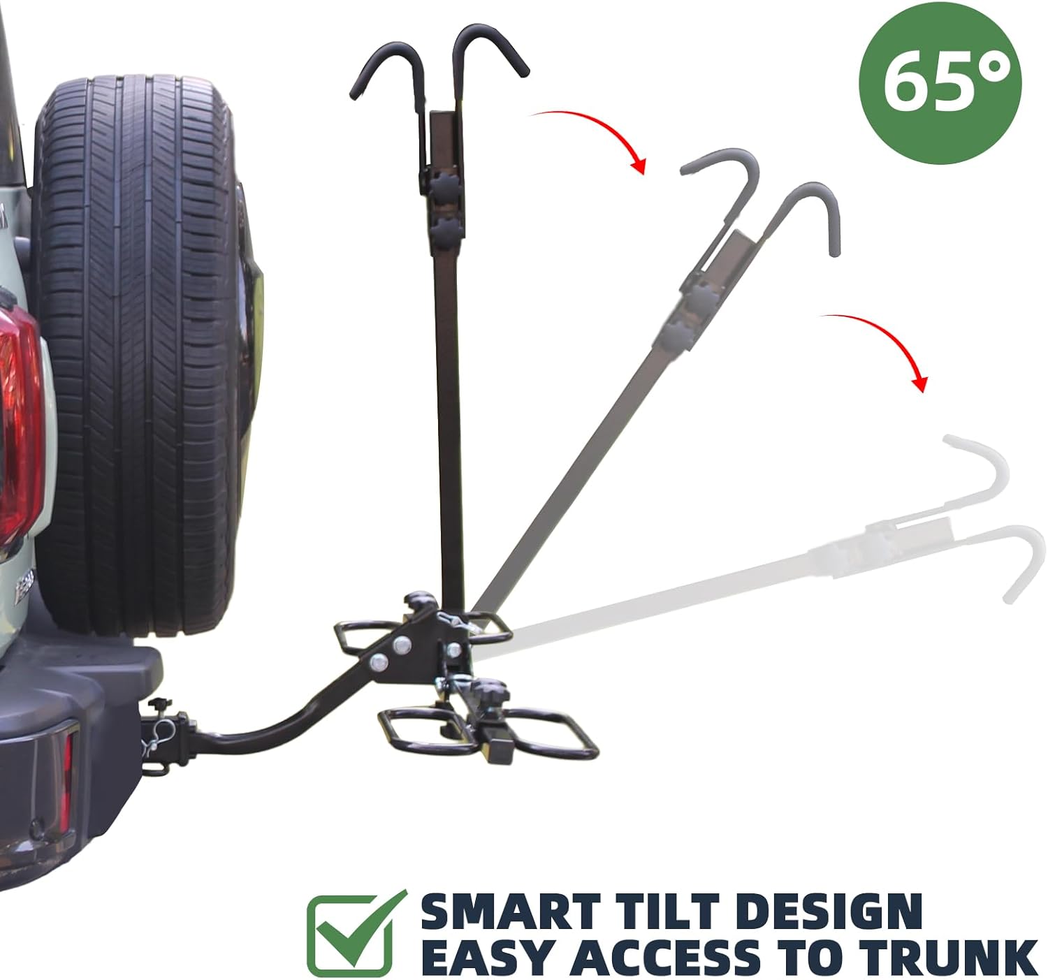 2-Bike Rack Platform Style for 2-inch Receiver Y977