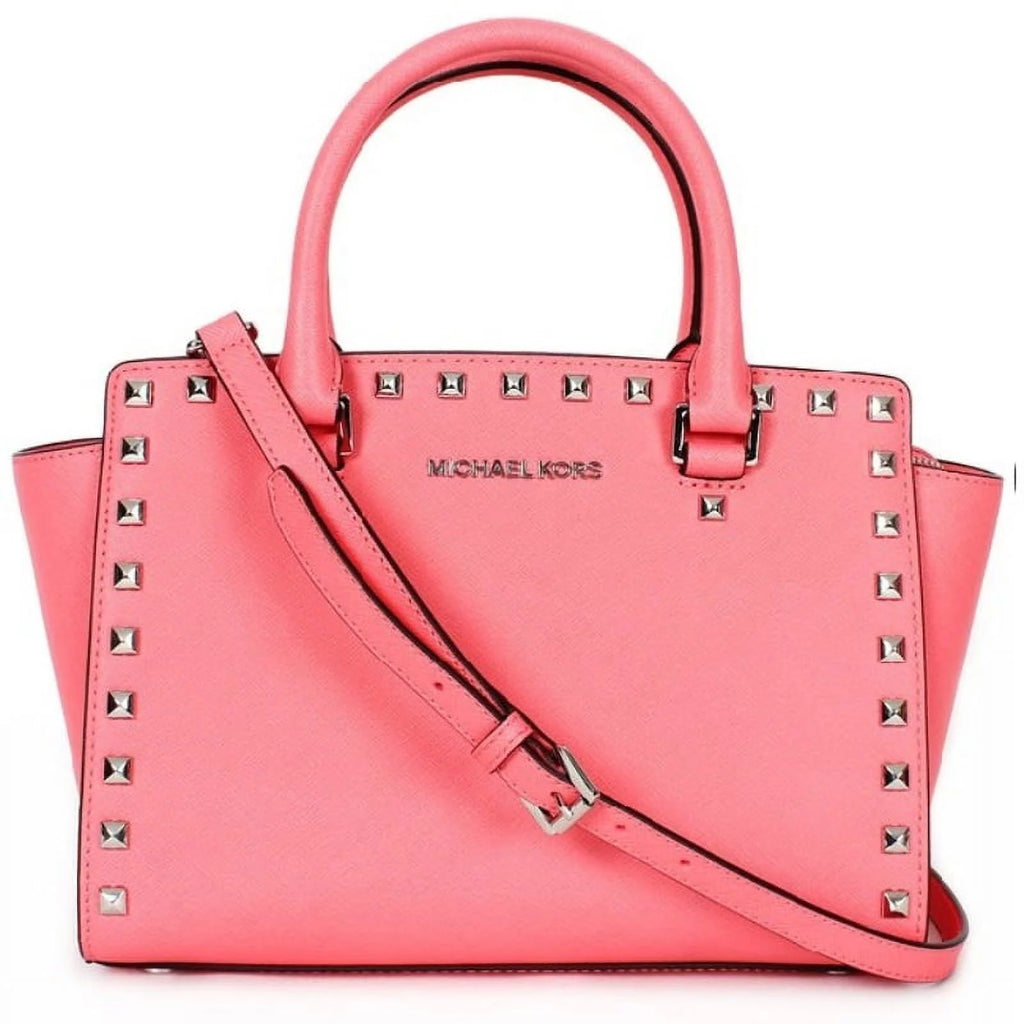 Coral Top Zip Satchel W590182
