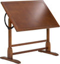 Antique Design Solid Wood Drafting Table with Adjustable Work Surface K20711