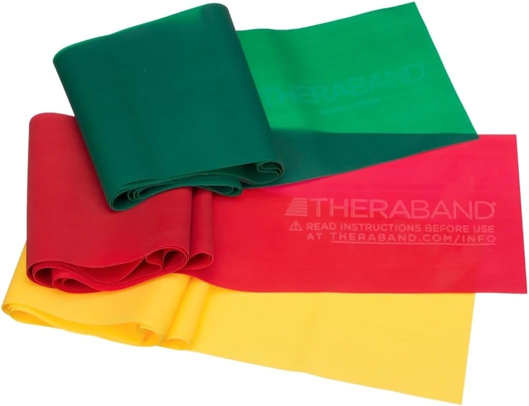 Yellow Red Green Non-Latex Resistance Bands Set D459