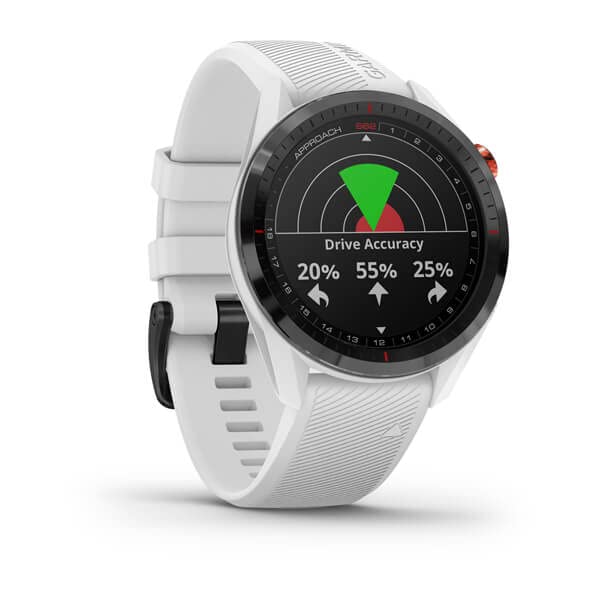 Black Bezel White Band GPS Golf Watch S13171