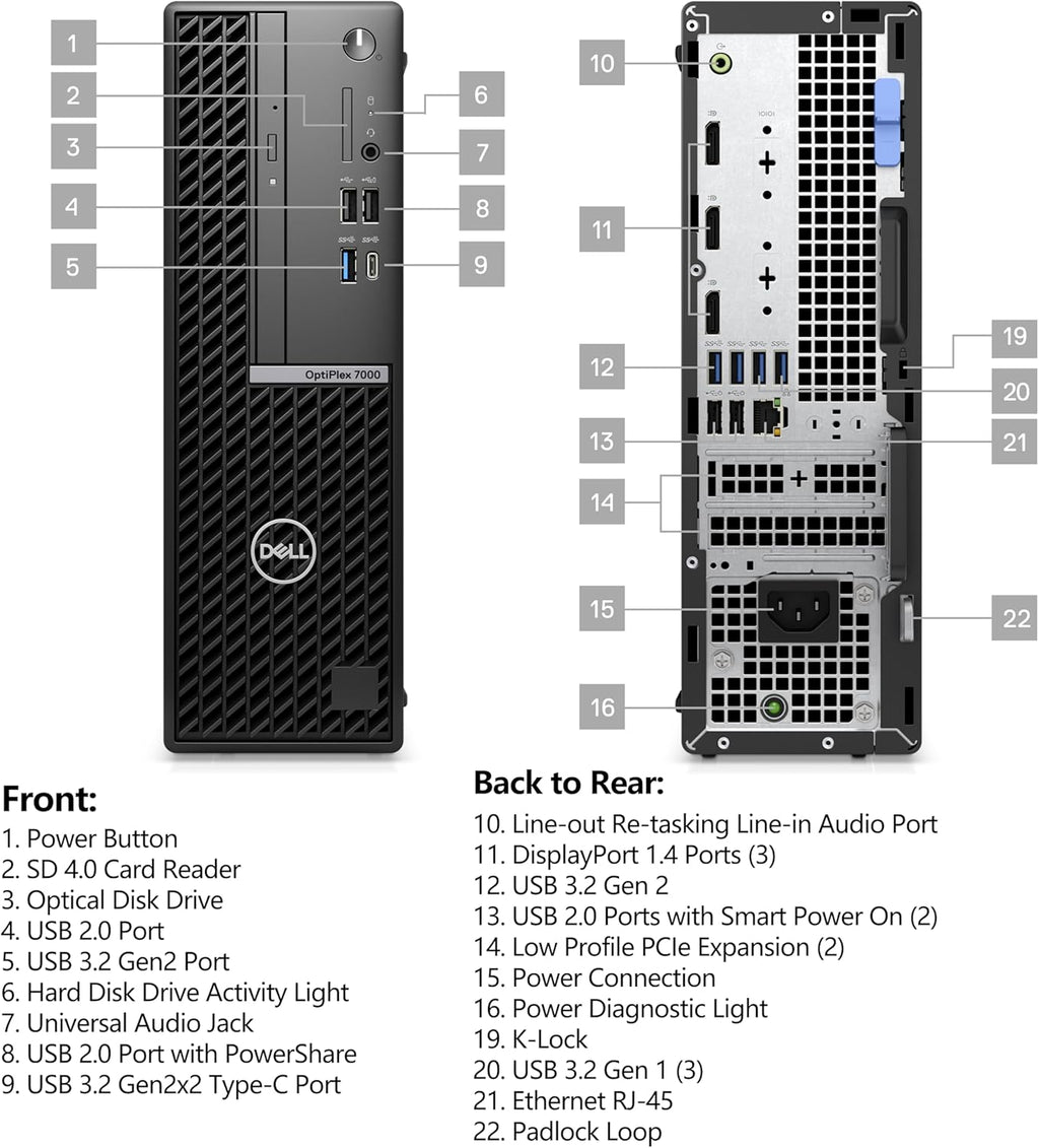 12th Gen Intel i7-12700 32GB DDR4 RAM 1TB PCIe SSD Desktop Computer Z11021