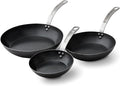3-Piece Blue Carbon Steel Frying Pan Set Z352