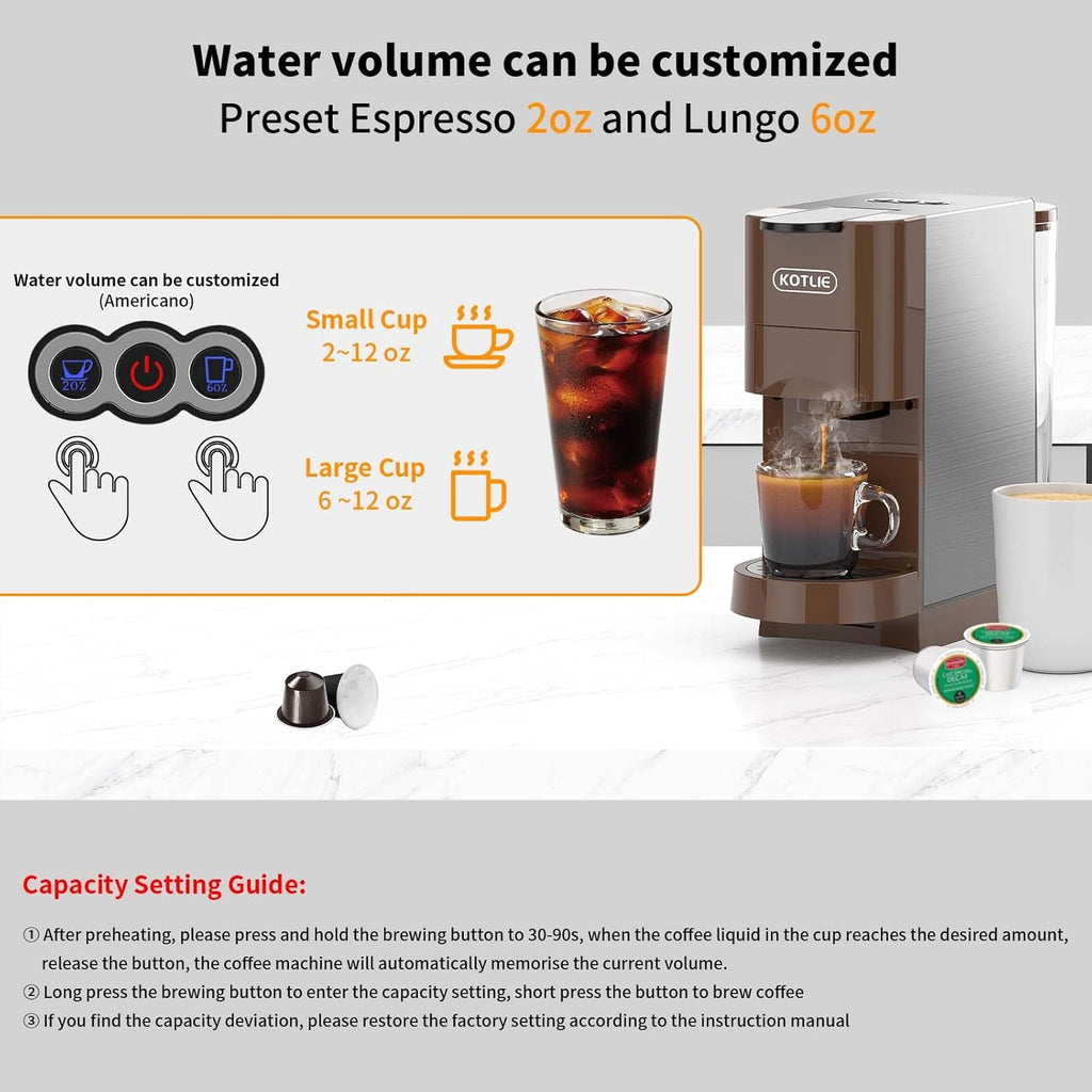 19Bar Pressure Single Serve Espresso Machine B953