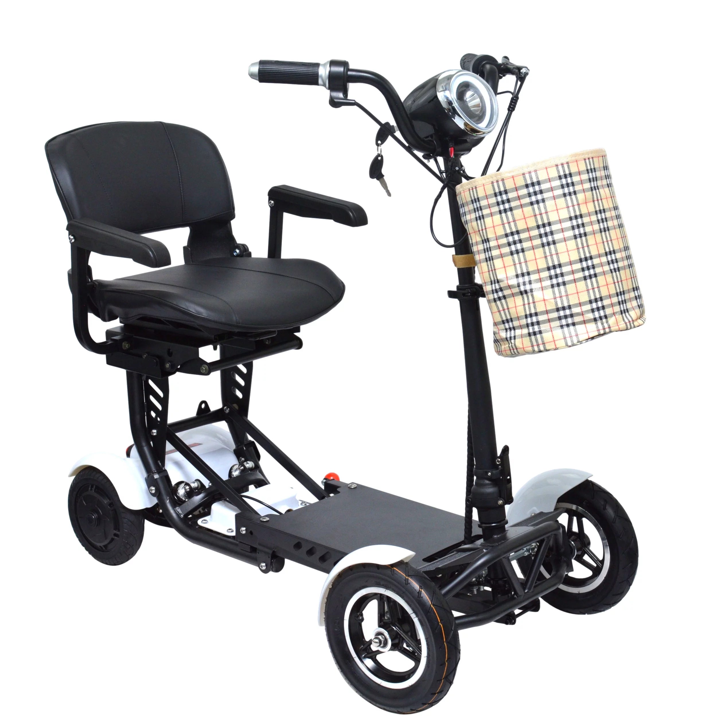 Compact Electric Scooter with Adjustable Seat and Padded Armrests T849