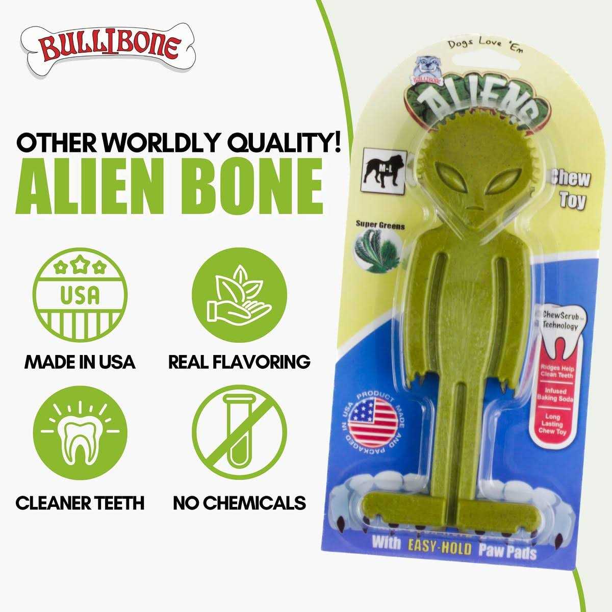 Small Alien Bone Dog Chew Toy T12777