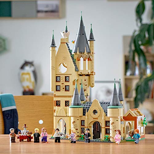 LEGO Harry Potter Hogwarts Astronomy Tower Castle Toy Playset with 8 Character Minifigures G49737