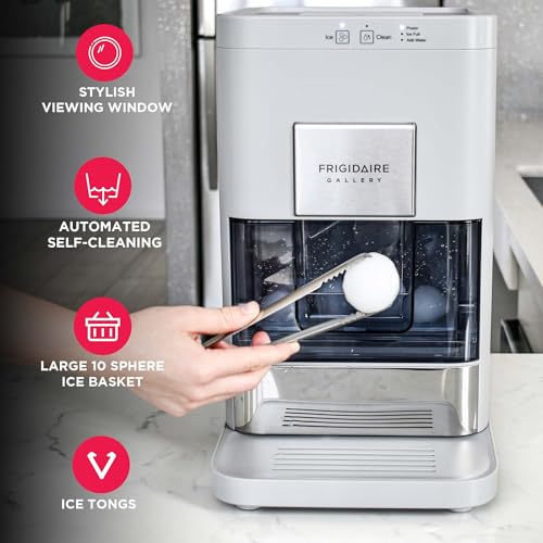 Grey Countertop Sphere Ice Machine I332