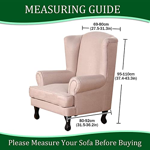 2 Piece Printed Spandex Armchair Slipcovers F3628