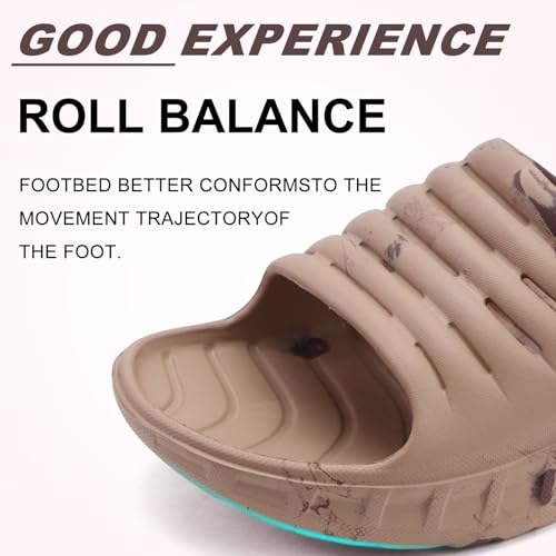 Mens Recovery Sandals Open Toe Sport Slides V46937