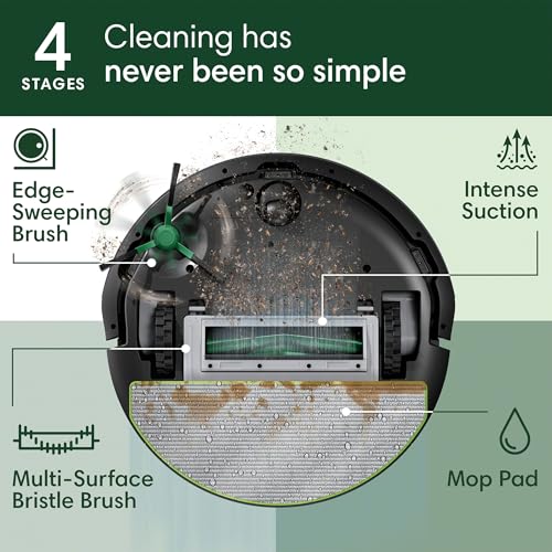 Robot Vacuum & Mop with AutoEmpty Dock O324