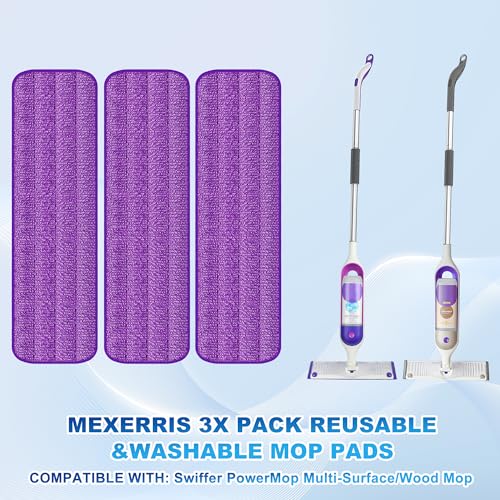 Wet Mops with 5X Washable Pads Spray Mops for Hardwood Floor Cleaning with 2X Bottles R308