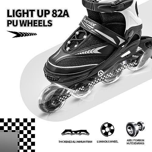 Adjustable Inline Skates with Full Light Up Wheels L723372