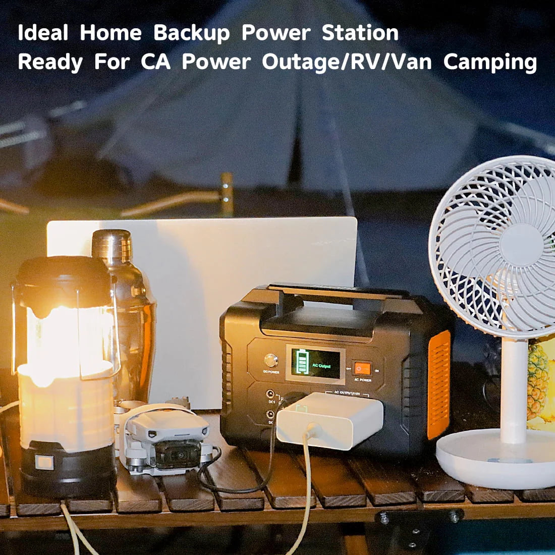 200W Portable Power Station 40800mAh Solar Generator O15735