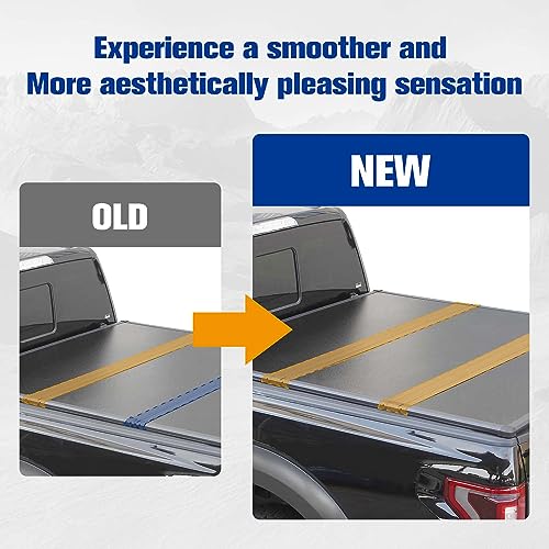 6.2ft Hard Tri-Fold Truck Bed Tonneau Cover H255883