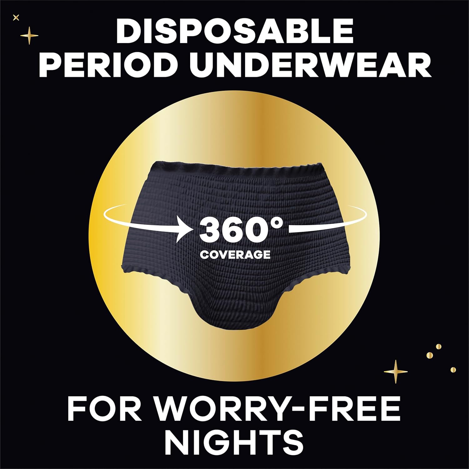 14 Count Disposable Period Underwear, Size XL B38023