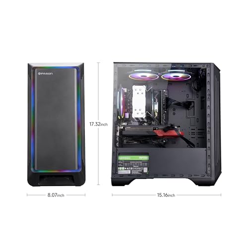 AMD Ryzen7 5700G 3.8GHz 1TB NVME SSD 16GB DDR4 RAM 3200 550W PSU Gaming PC Desktop N8029