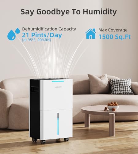 21 Pints Dehumidifier with Drain Hose R31301