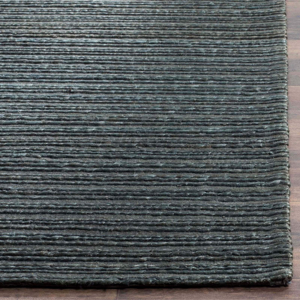 Dark Green Striped Area Rug, 4' x 6' R599287