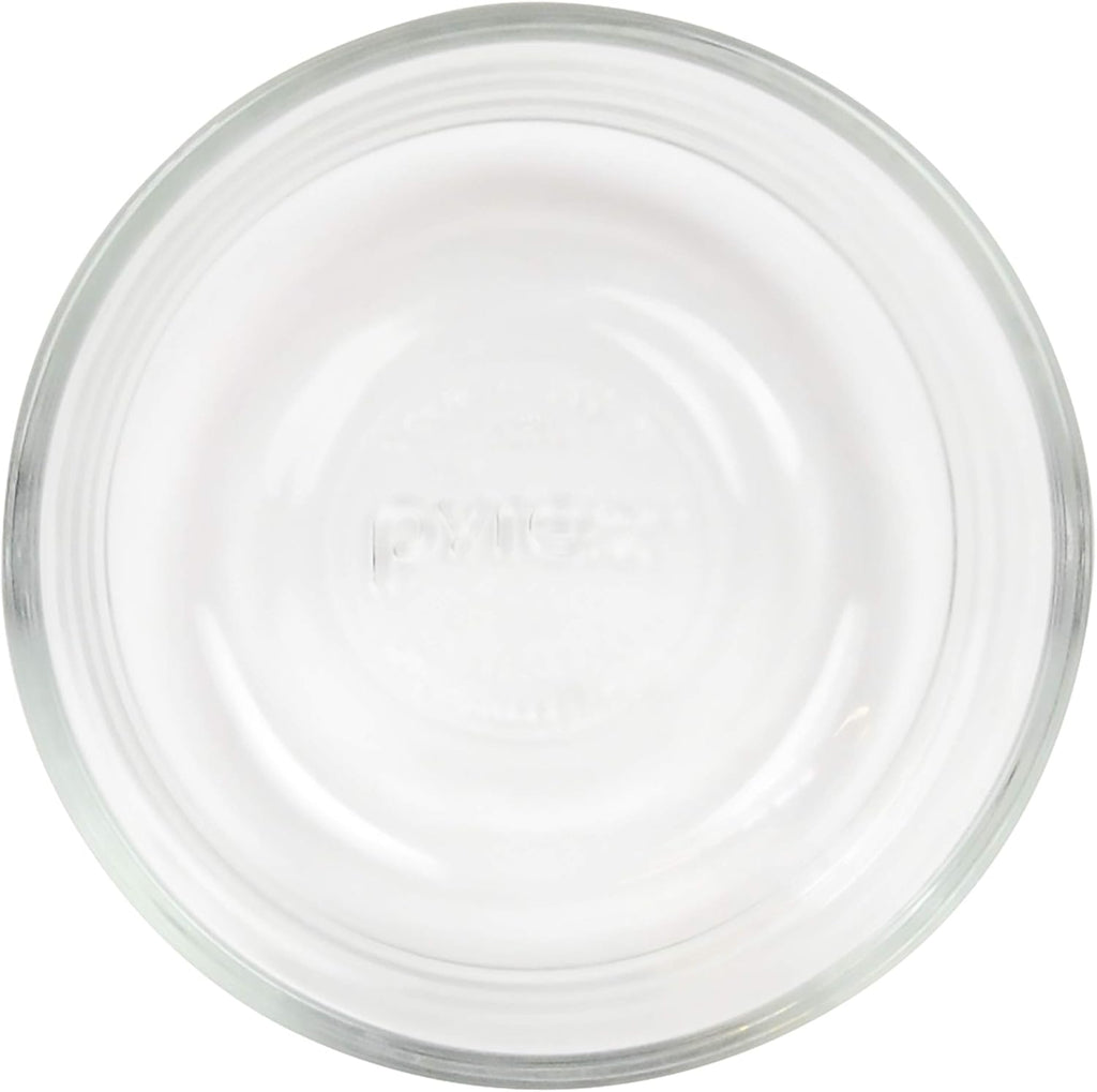 1-Cup Glass Bowls with Dark Blue Lids W940