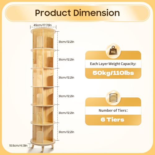 360 Display 4 Tier Wood Bookcase R9653