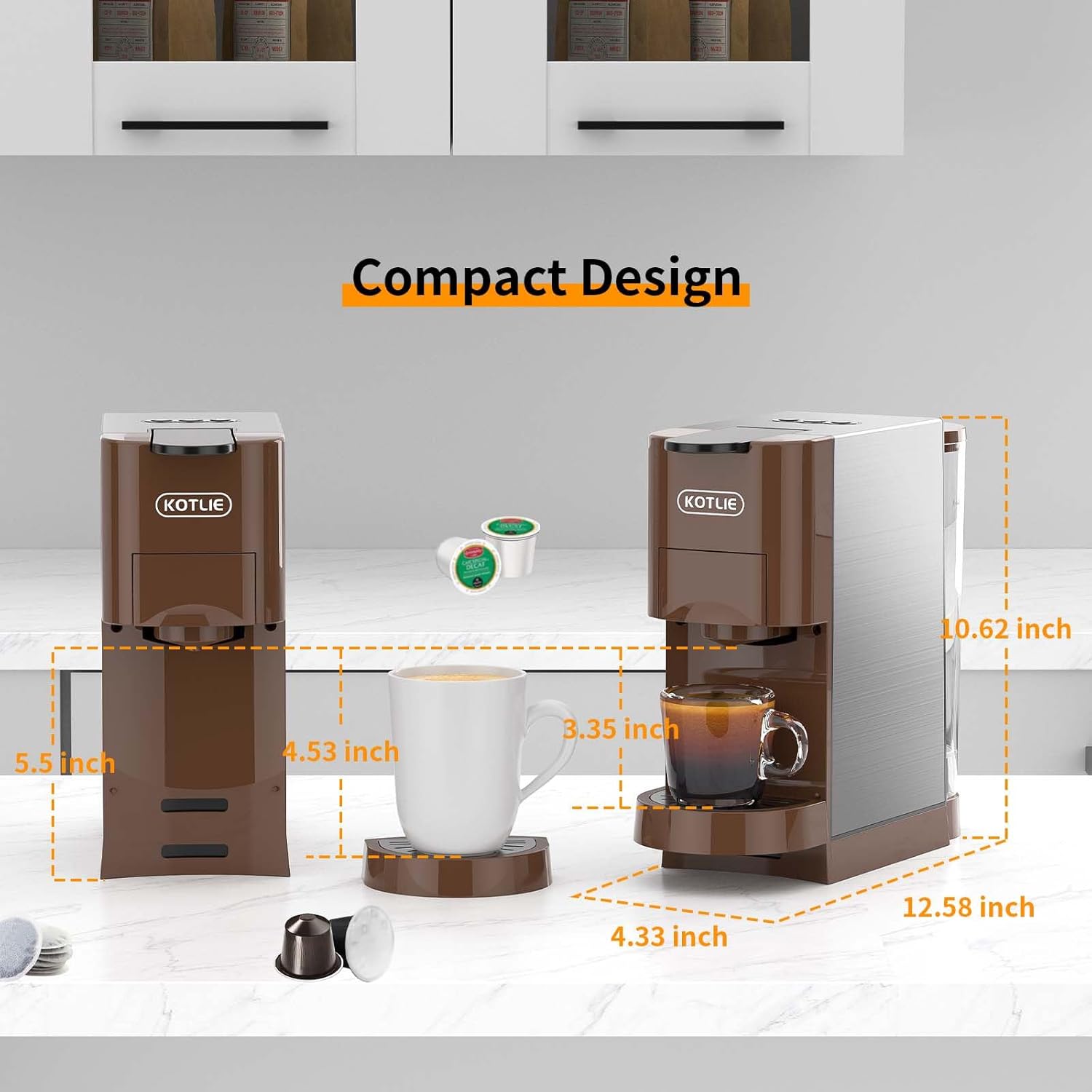 19Bar Pressure Single Serve Espresso Machine B953