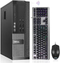 Dell OptiPlex 9020 i7 Desktop Computer, 32GB Ram 512GB SSD, Intel Core i7-4790 3.60GHz, AC7260 Built-in WiFi 5, Dual Monitor Support, DVD-RW, Windows 10 Pro 64bit, RGB Keyboard and Mouse (Renewed) C914