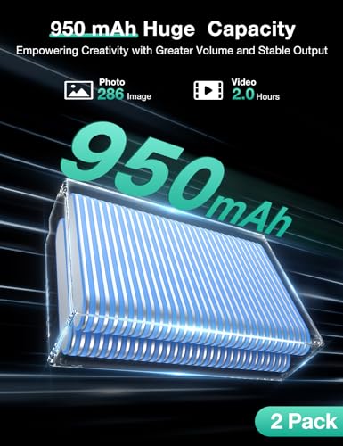2-Pack LP-E17 Batteries and 18W Fast Dual USB Charger with Smart Display and Magnetic Snap Cover G767