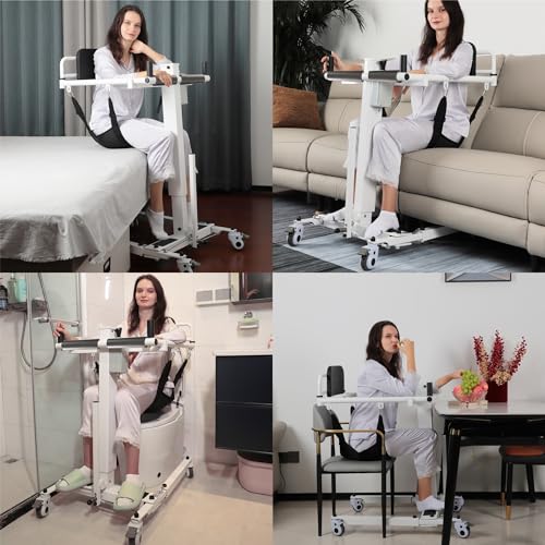 Portable Patient Transfer Chair with Soft Cushion D845947