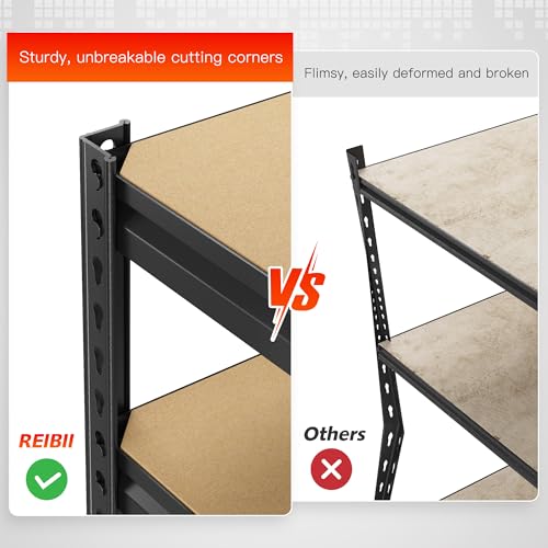 5-Tier Adjustable Metal Garage Shelving 72.1" H (2 Pack) E96119