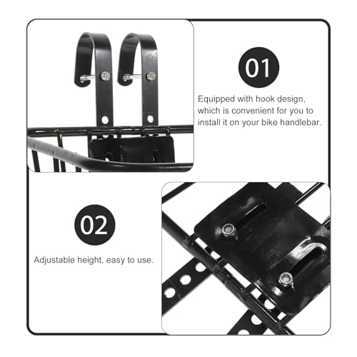 Metal Bike Front Storage Basket C8436