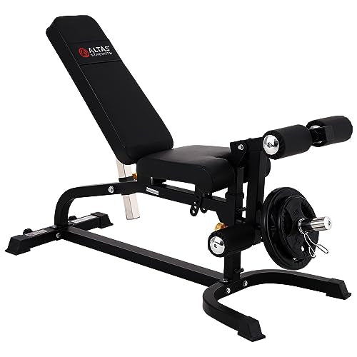 Adjustable Utility Bench with Leg Developer Preacher Curl Attachment Y201