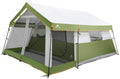 8-Person Family Cabin Tent with Screen Porch, Green Q56587