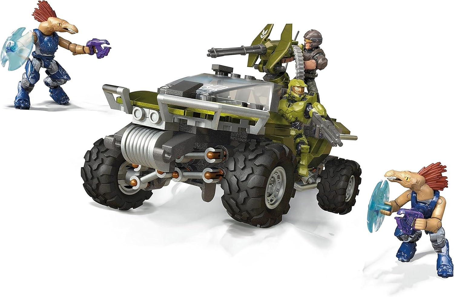 Mega Construx Halo Warthog Rally Vehicle Construction Set with Master Chief Figure E79509