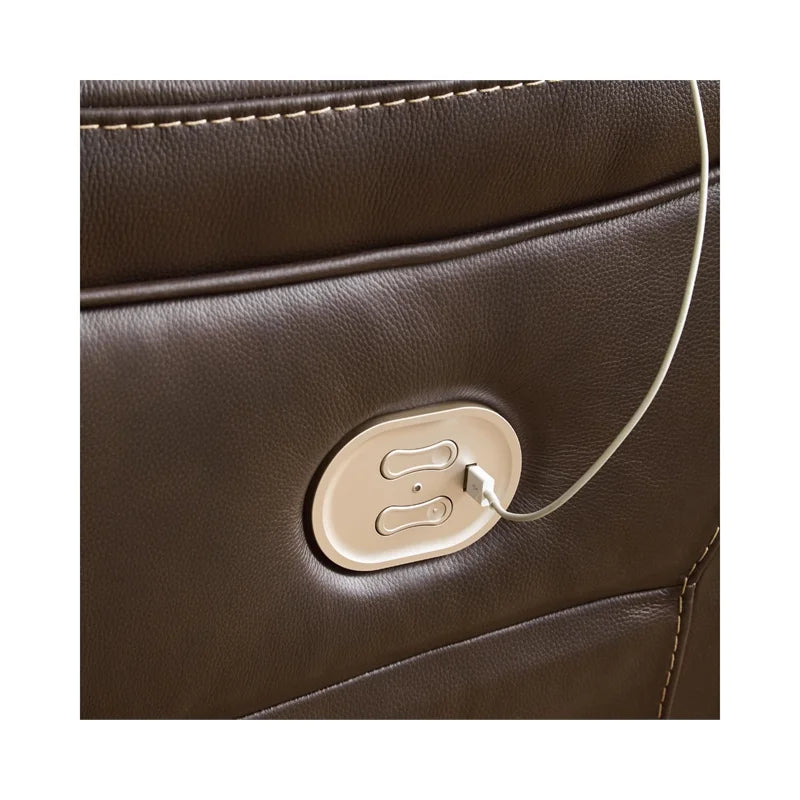 Dark Brown Leather Recliner S648901