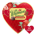 Red Floral Heart Shape Gift Box Assorted Milk & Dark Chocolate 10.3 oz. Y1271