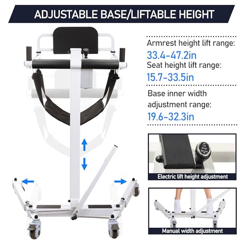 Portable Patient Transfer Chair with Soft Cushion D845947