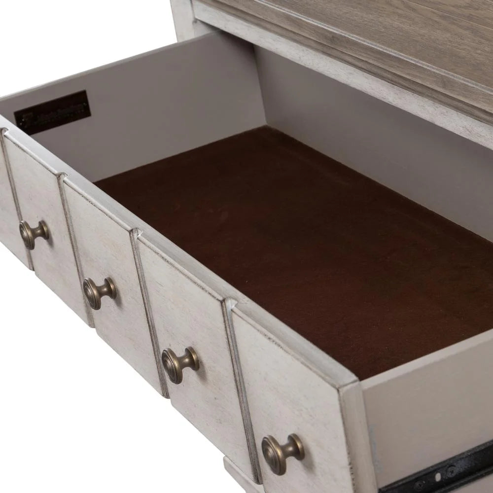 White 5 Drawer Chest K1739