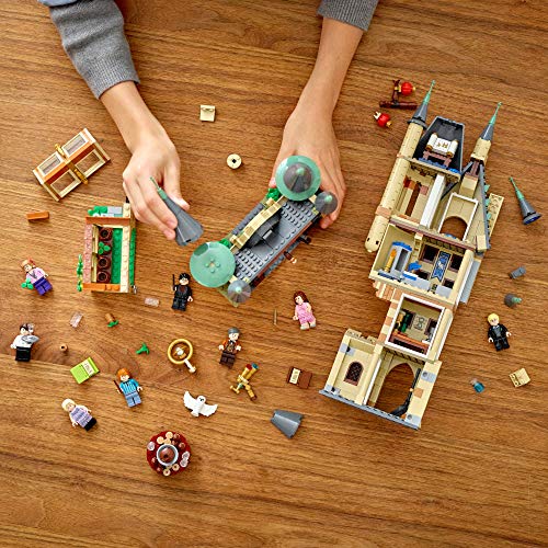 LEGO Harry Potter Hogwarts Astronomy Tower Castle Toy Playset with 8 Character Minifigures G49737