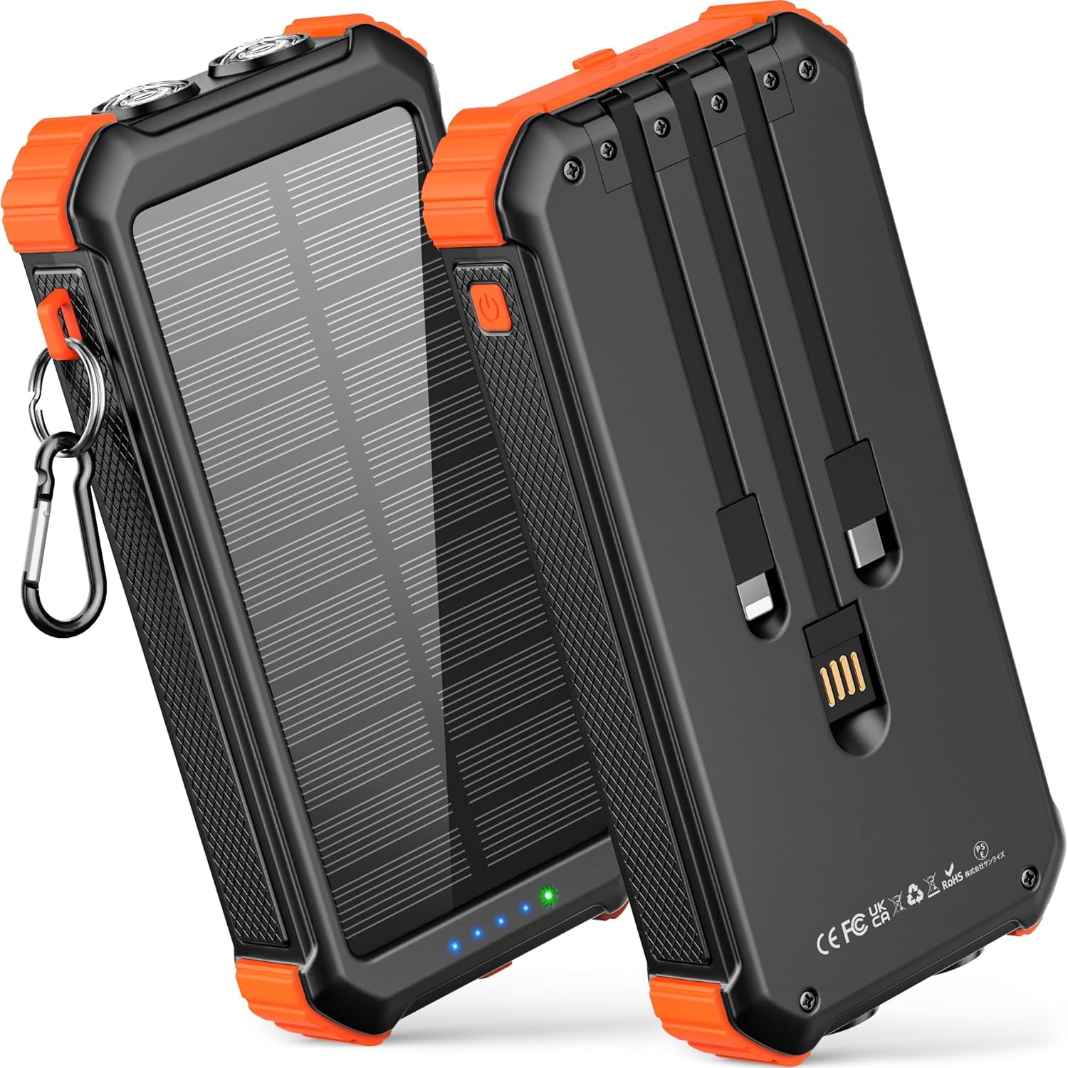 45800mAh Portable Solar Charger Power Bank with USB C X126